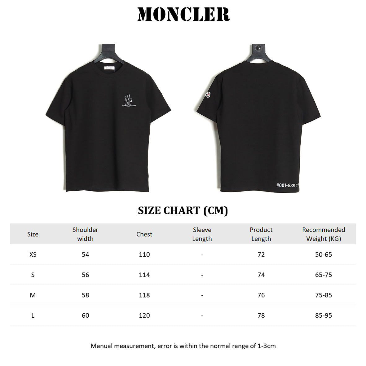 Moncler 25SS Short-sleeved T-shirt