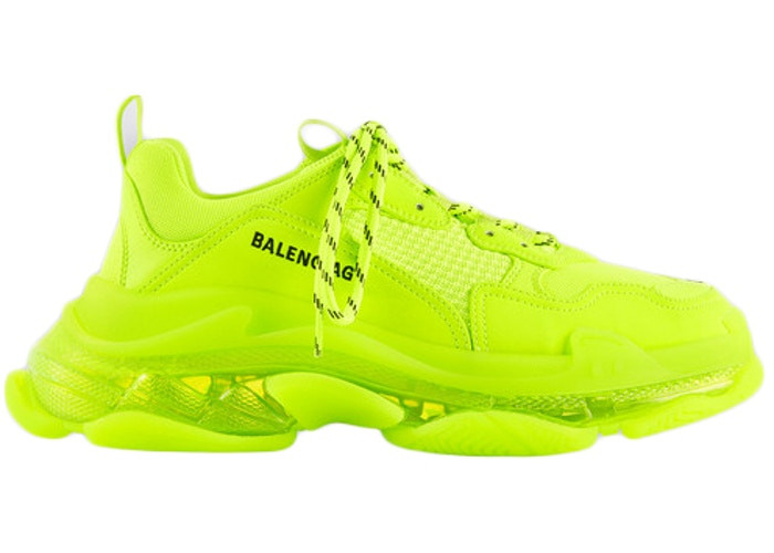 Balenciga Triple S Clearsole Fluo Yellow