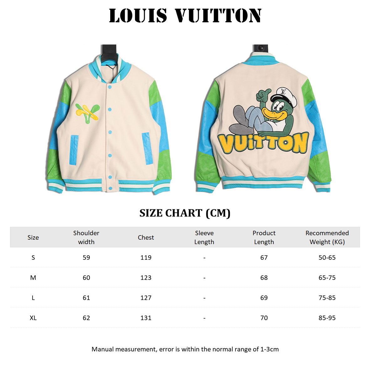 l0*is V*t0n lv baseball jacket