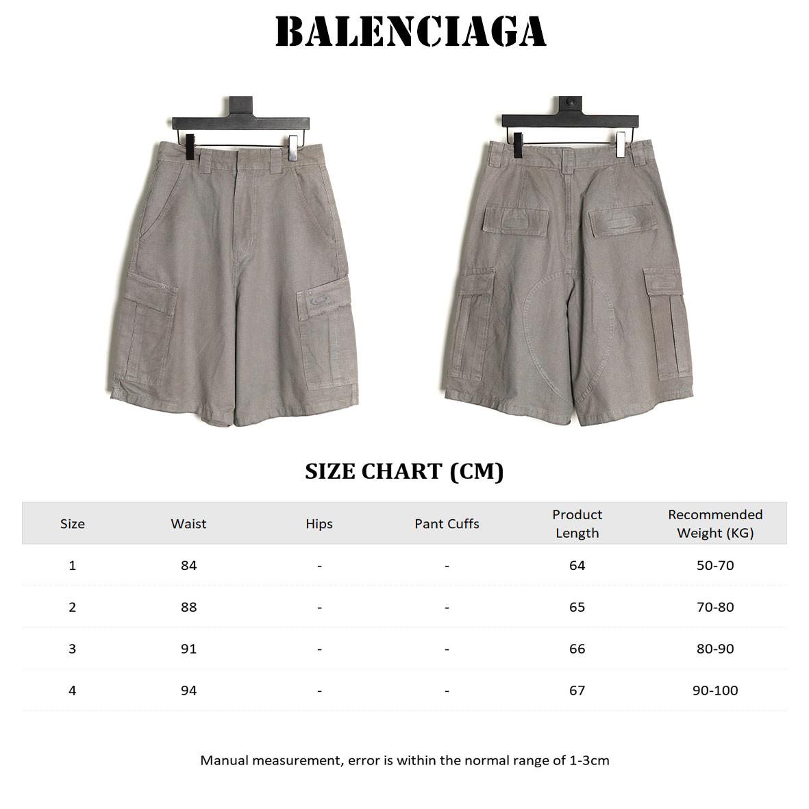 Ba*len*cia*ga 25ss shorts
