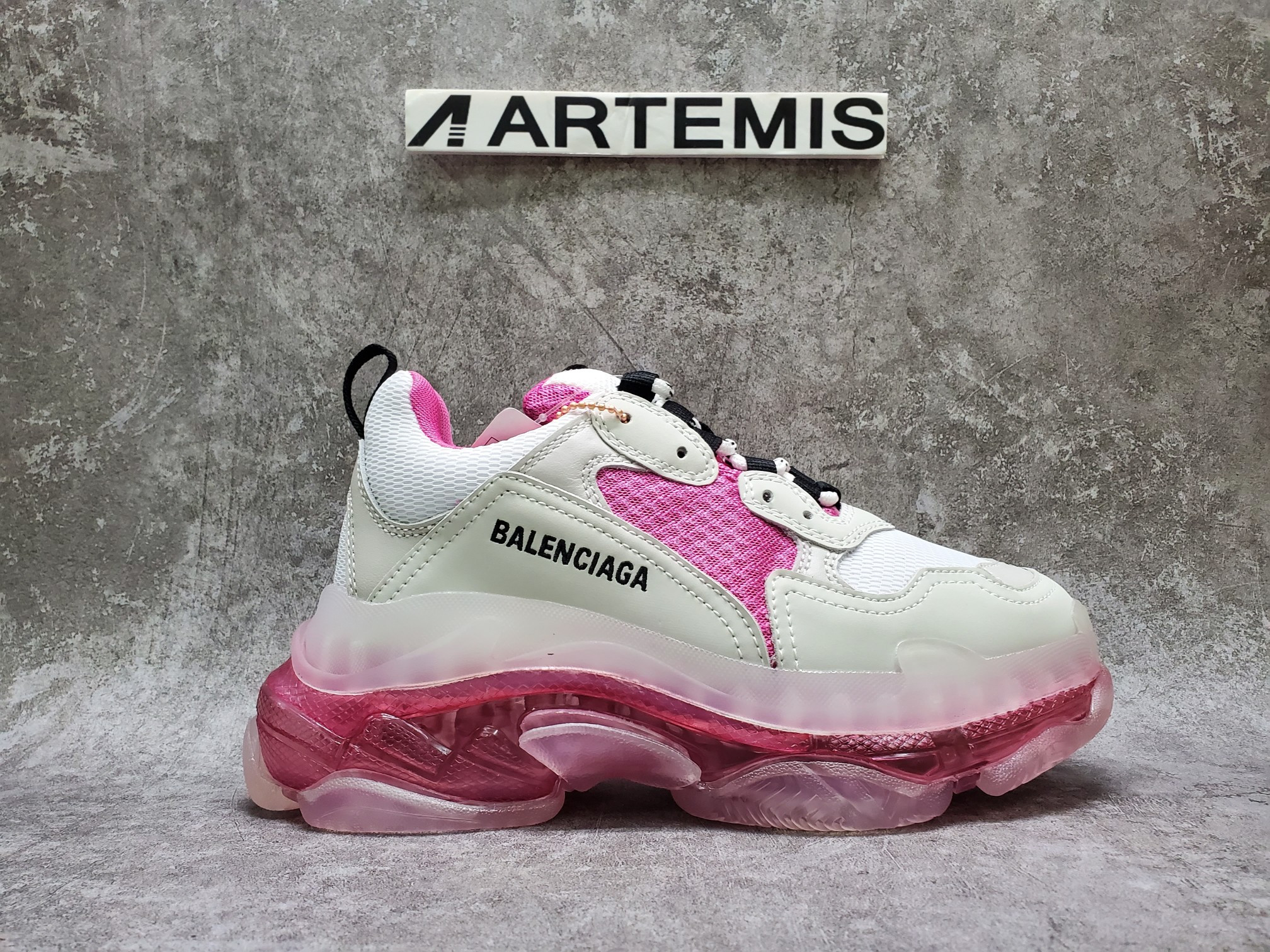 Balenciga Triple S White Pink
