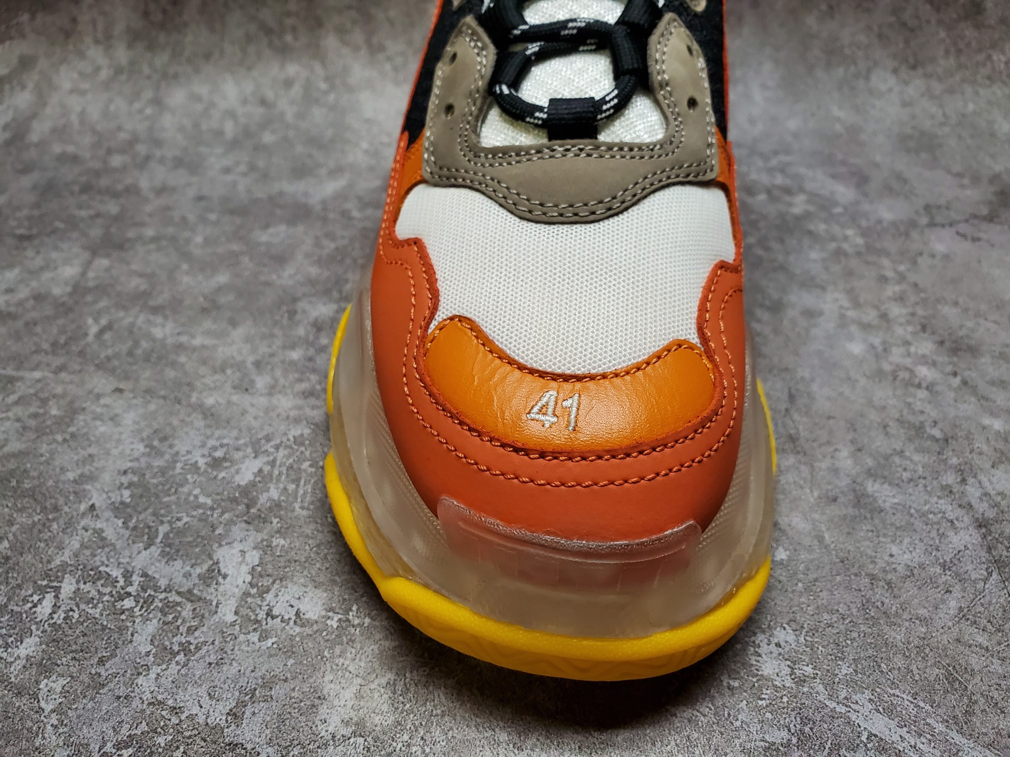 Balenciga Triple S Black Orange