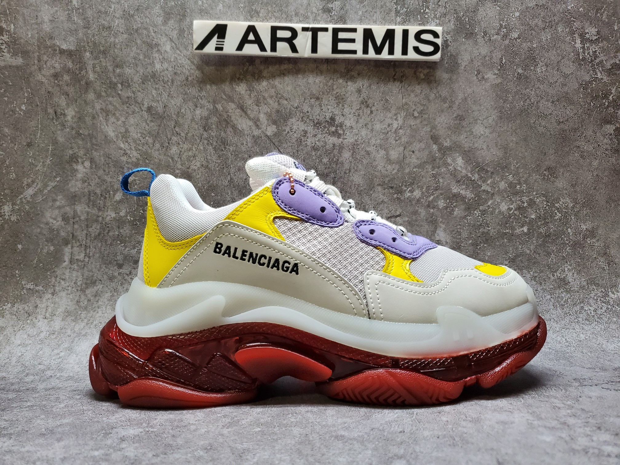 Balenciga Triple S Purple Red