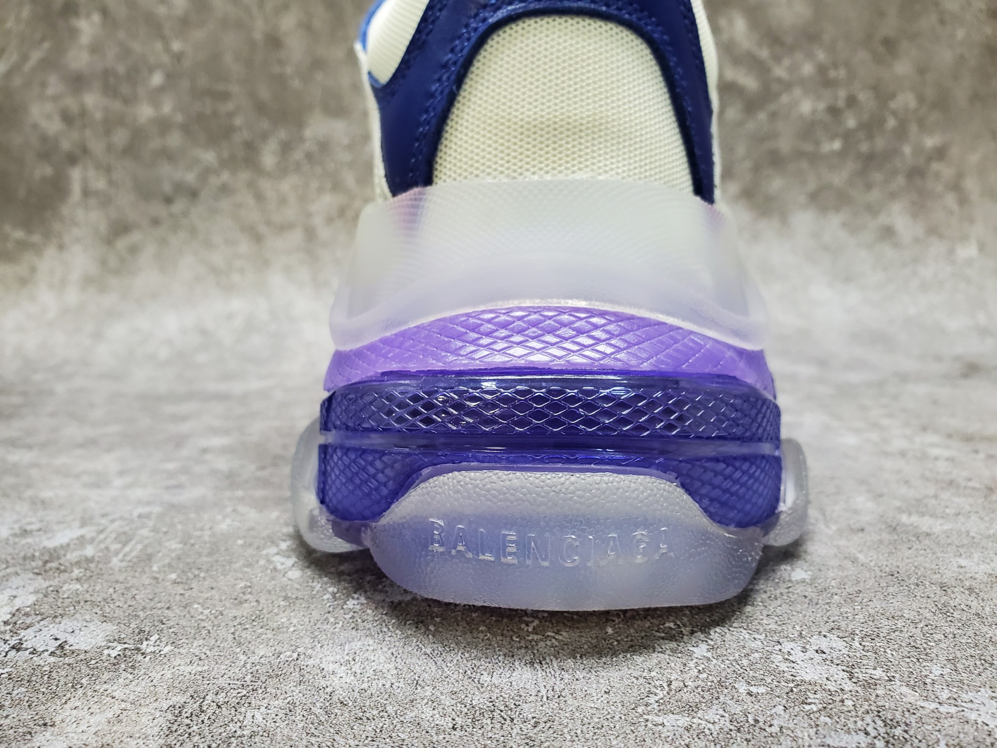 Balenciga Triple S White Purple