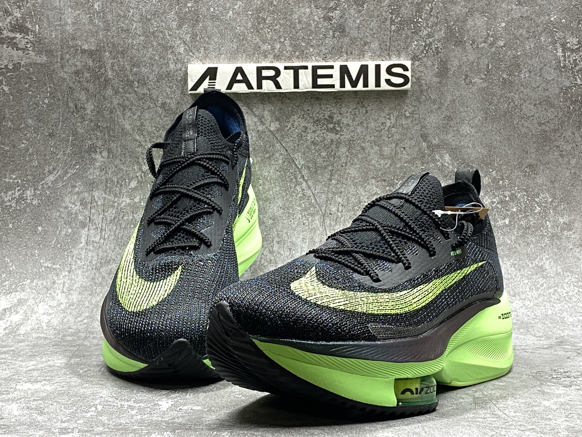 Nike Air Zoom Alphafly Next% Black Electric Green