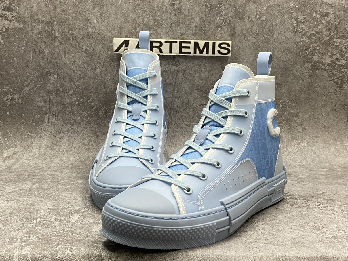 D*or b23 high top daniel arsham light blue