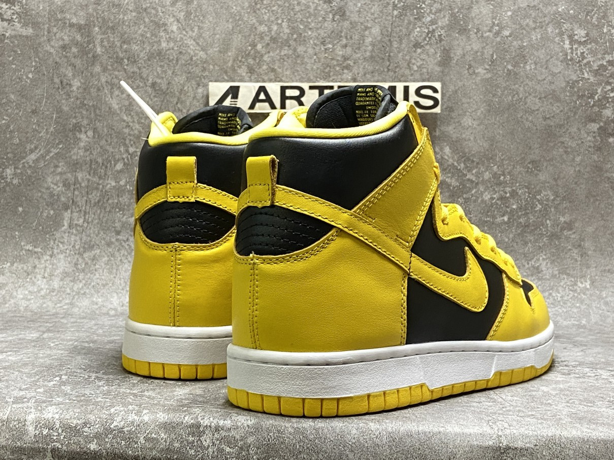 Nike Dunk High Black Yellow