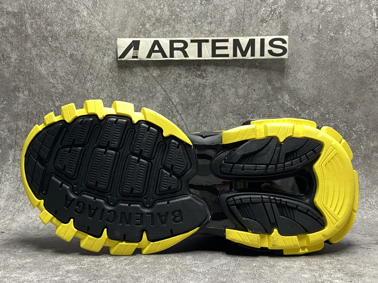 Balenciga Track Sneaker Black Yellow