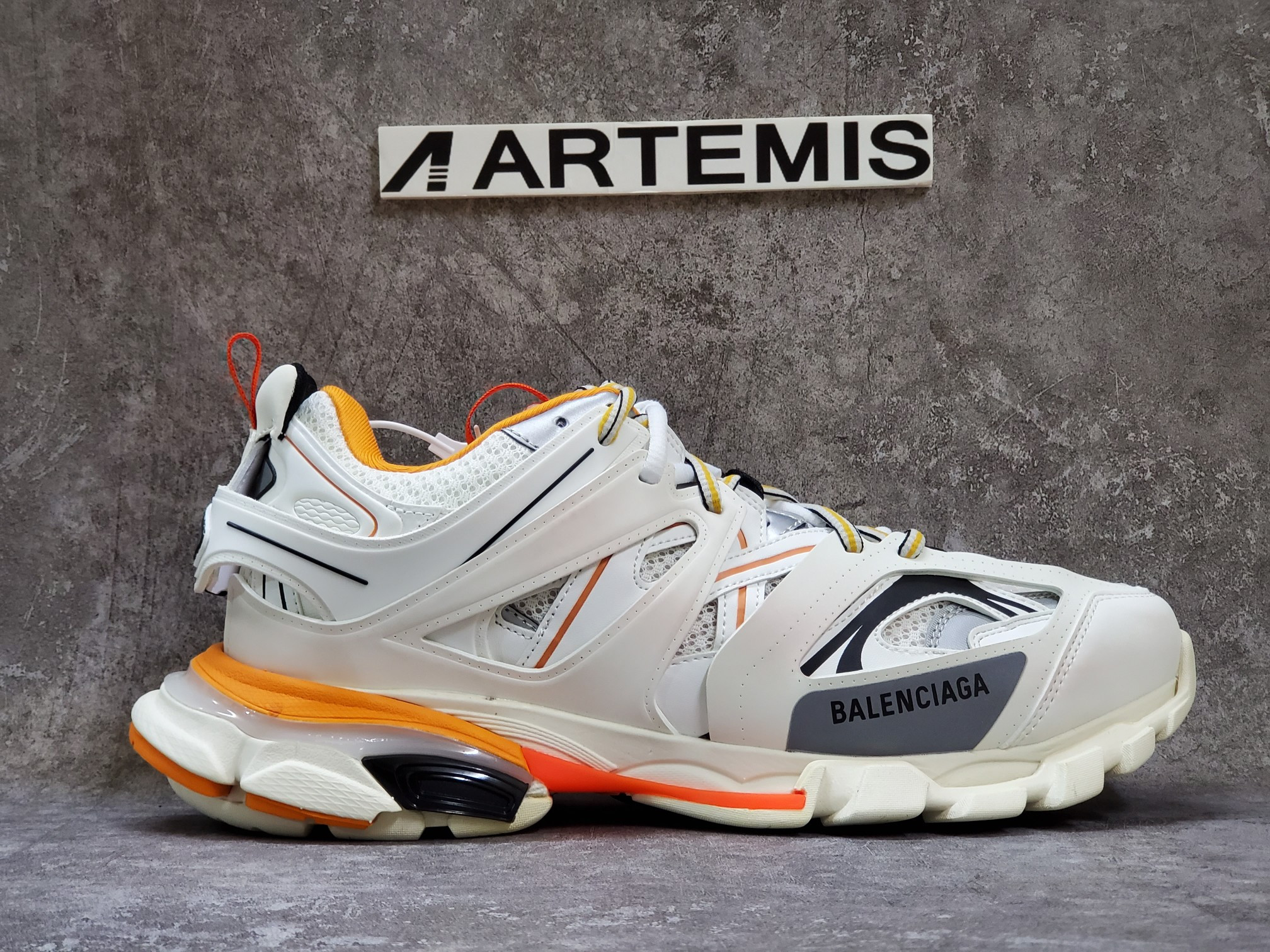 Balenciga Led Track White Orange
