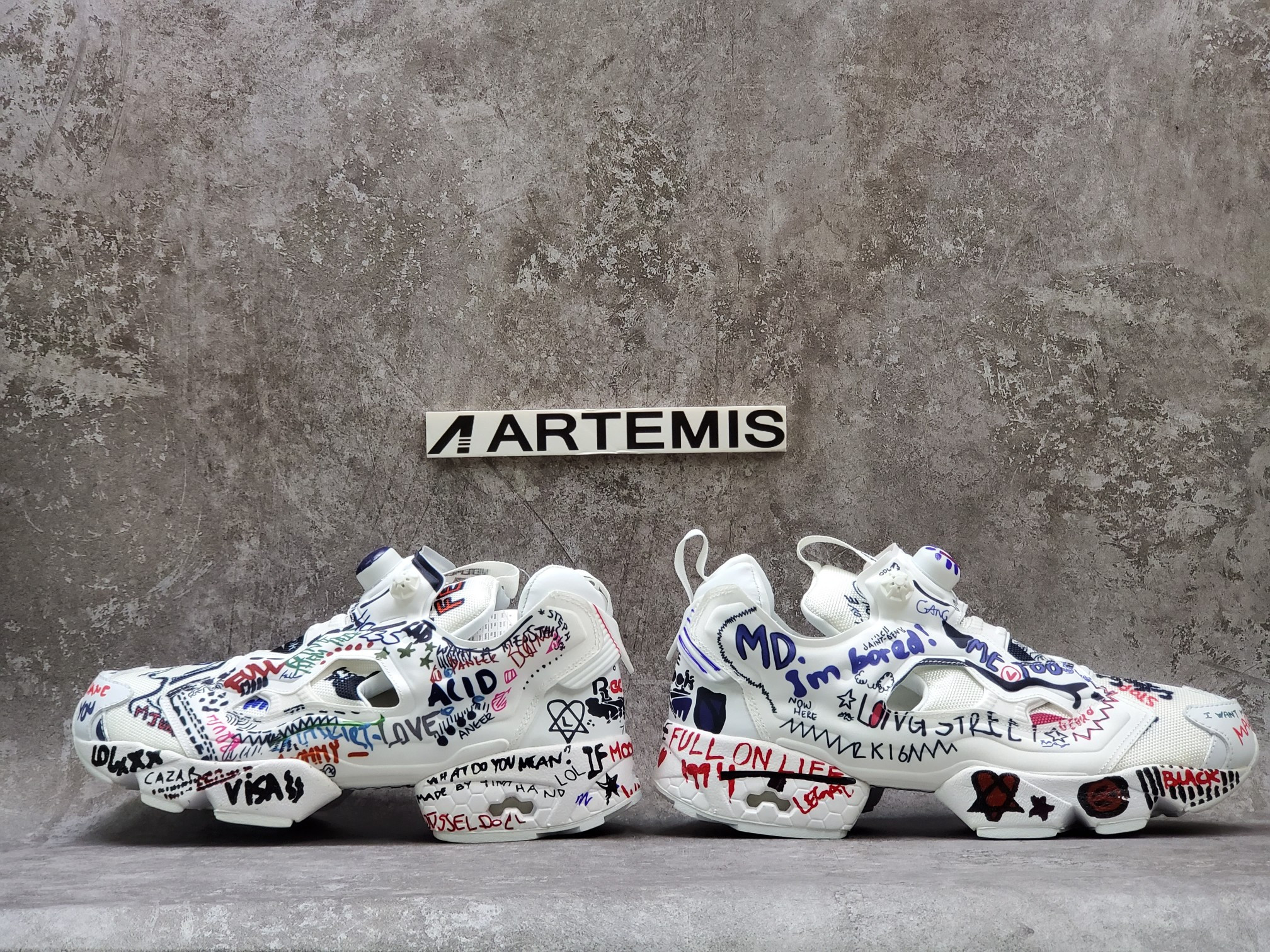 Reebok Instapump Fury Vetements Doodle