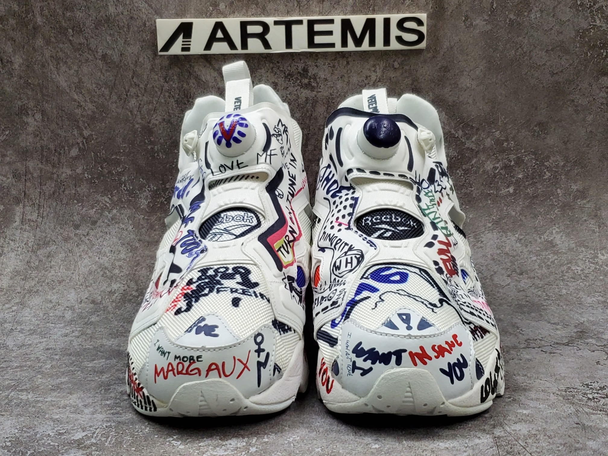 Reebok Instapump Fury Vetements Doodle