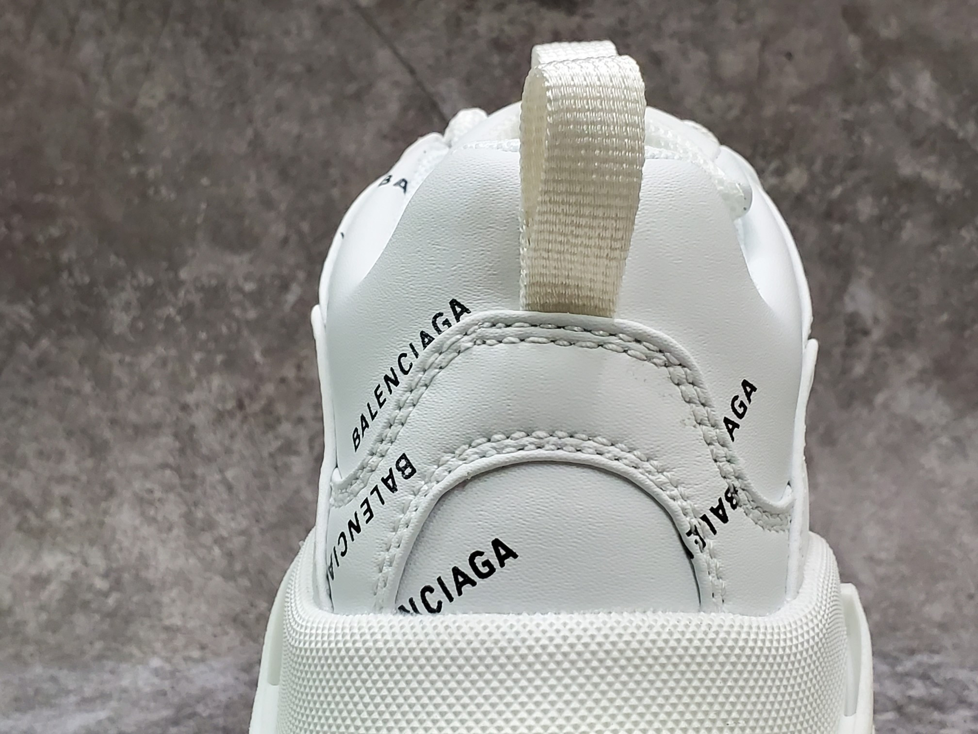 Balenciga Triple S Allover Logo White