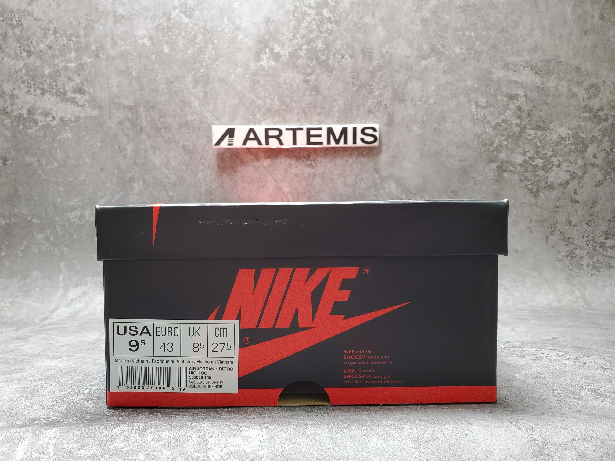 Air Jordan 1 Retro High Phantom Gym Red