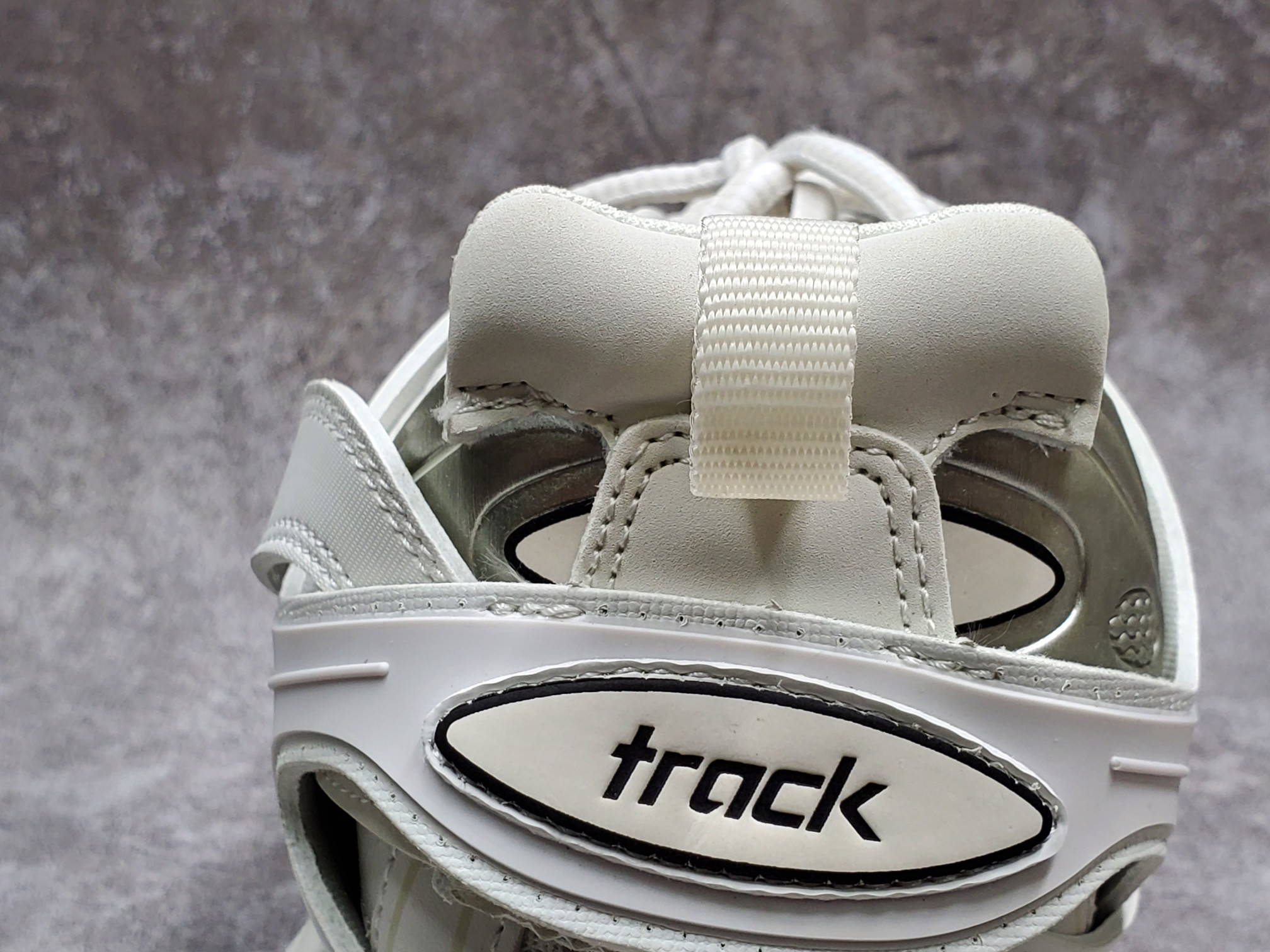 Balenciga LED Track Trainers White