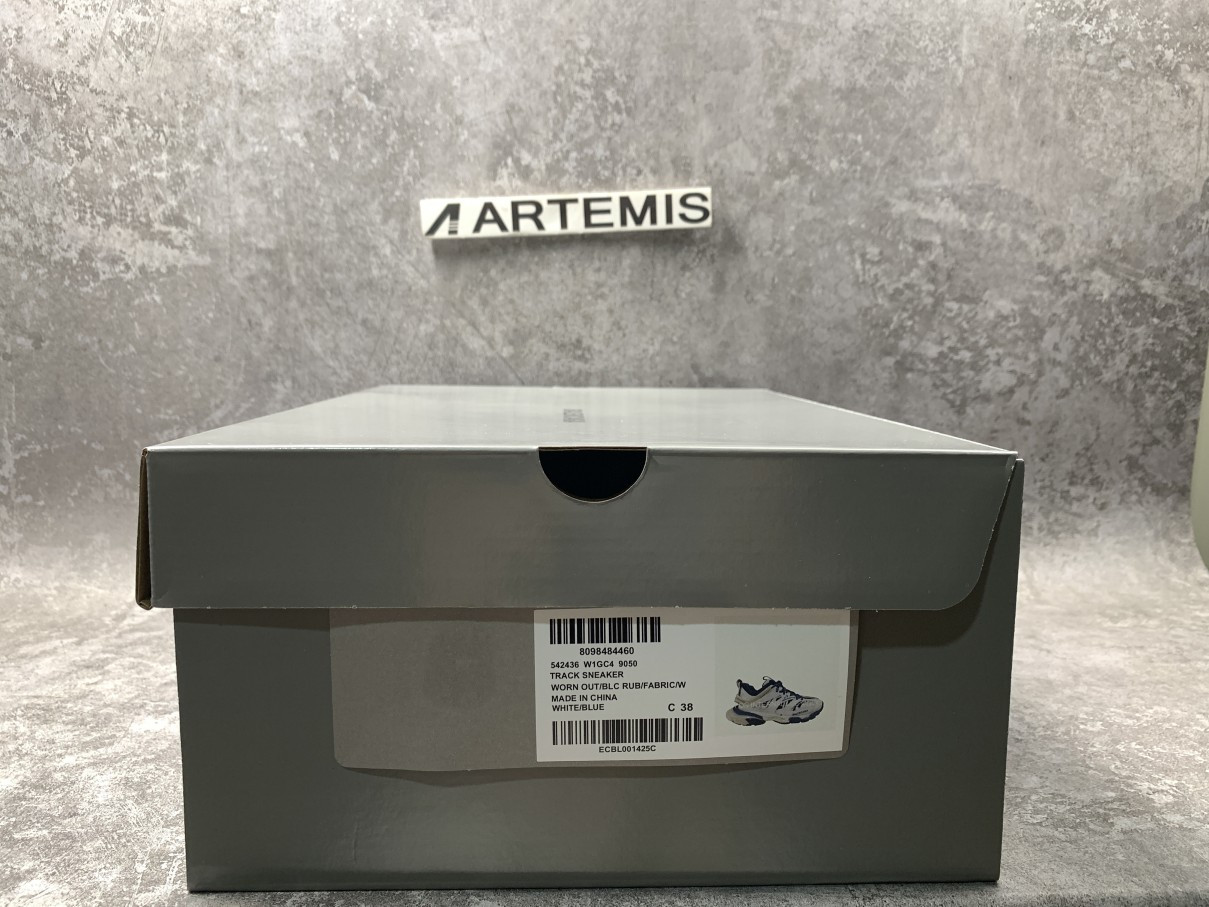 Balenciga Track Worn Out In Light Grey