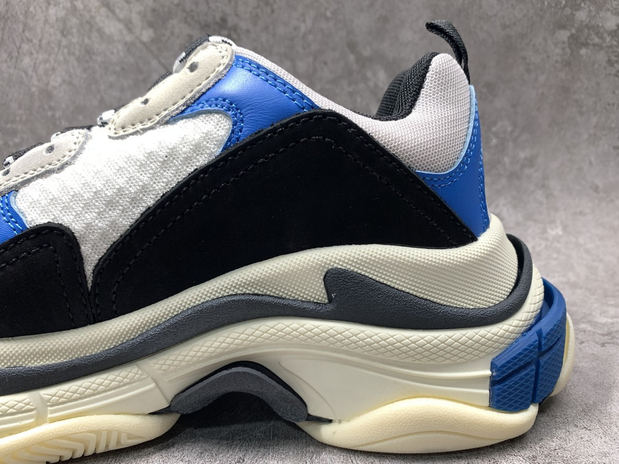 Balenciga Triple S Sneaker Black Blue White