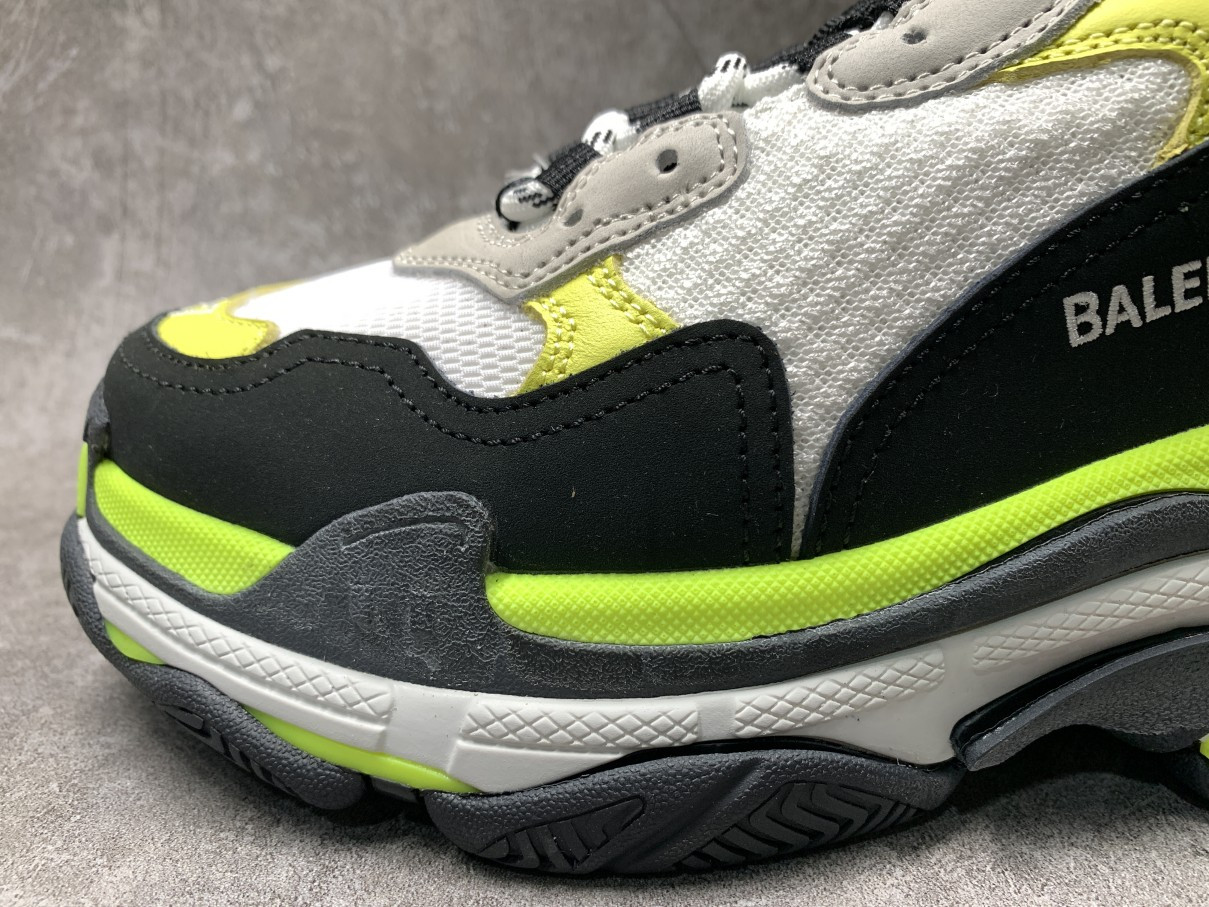 Balenciga Triple S Black Yellow