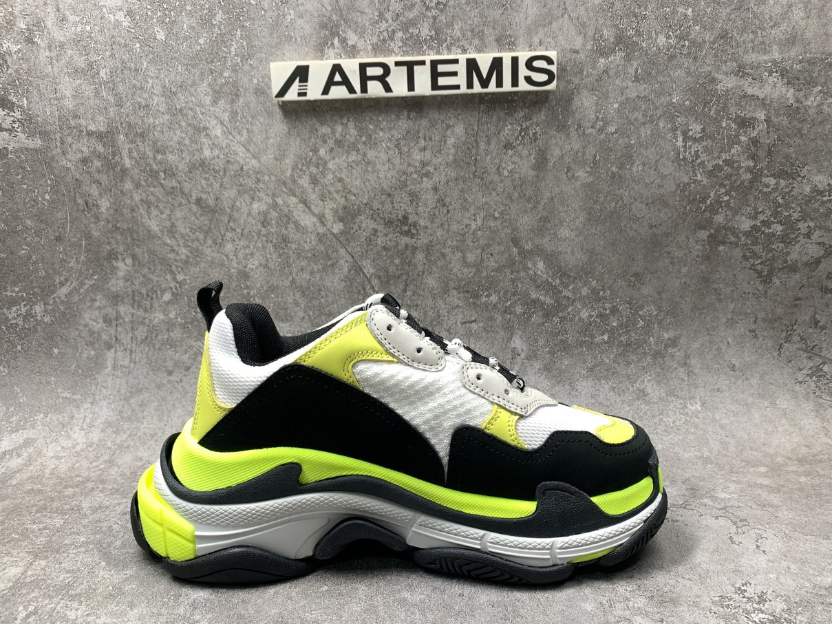 Balenciga Triple S Black Yellow