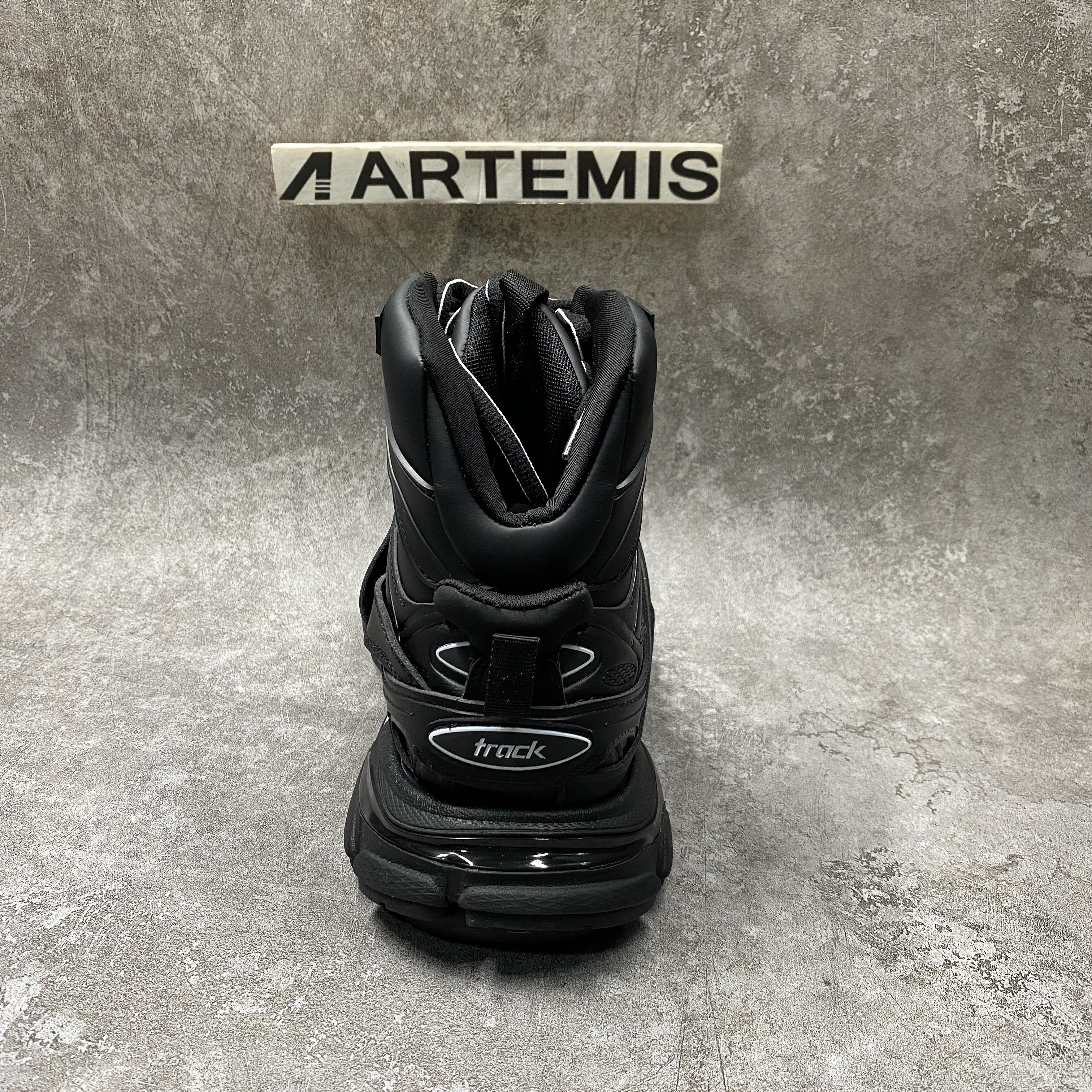 Balenciga Track Hike Black With Leather