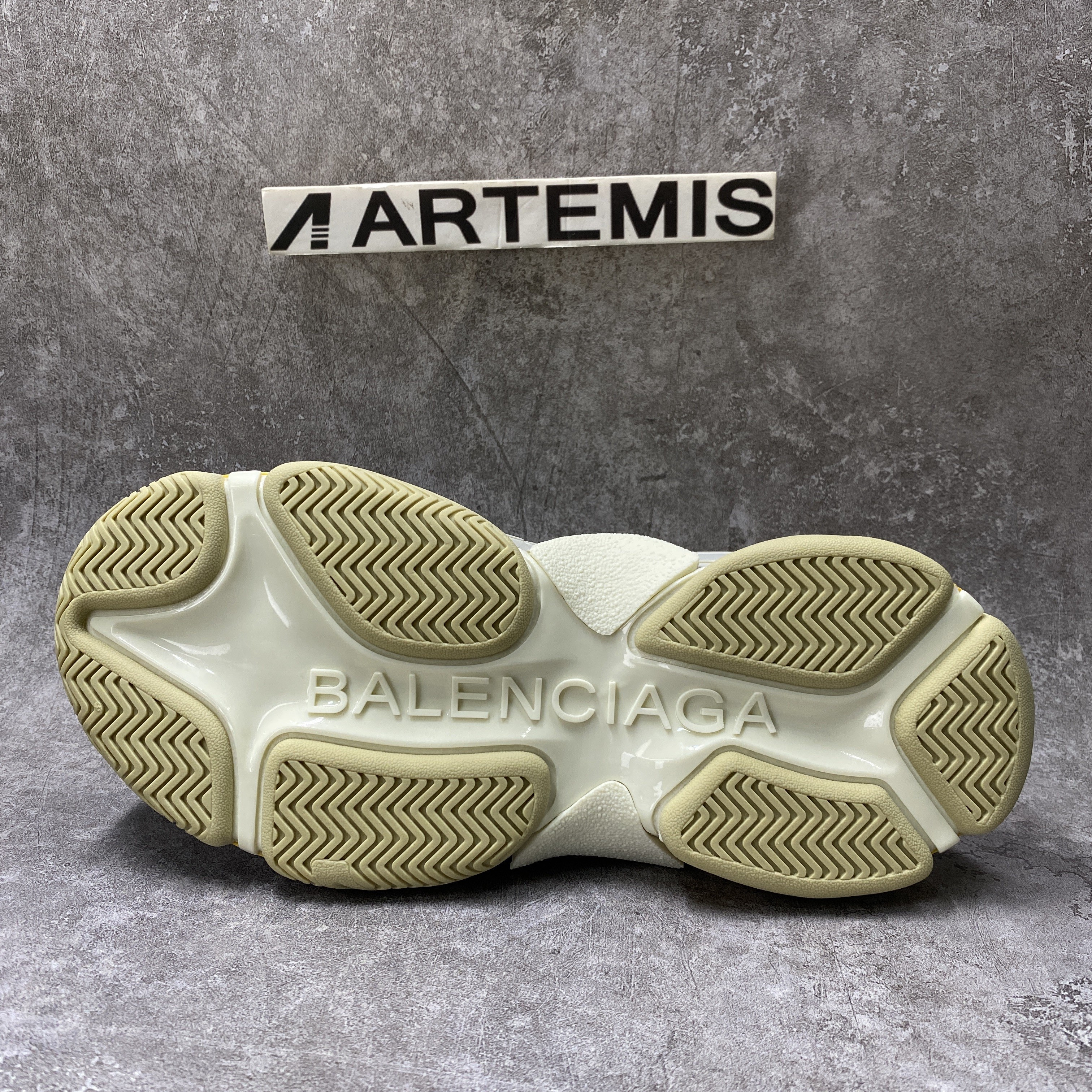 Balenciga x G The Hacker Project Triple Beige Green Yellow