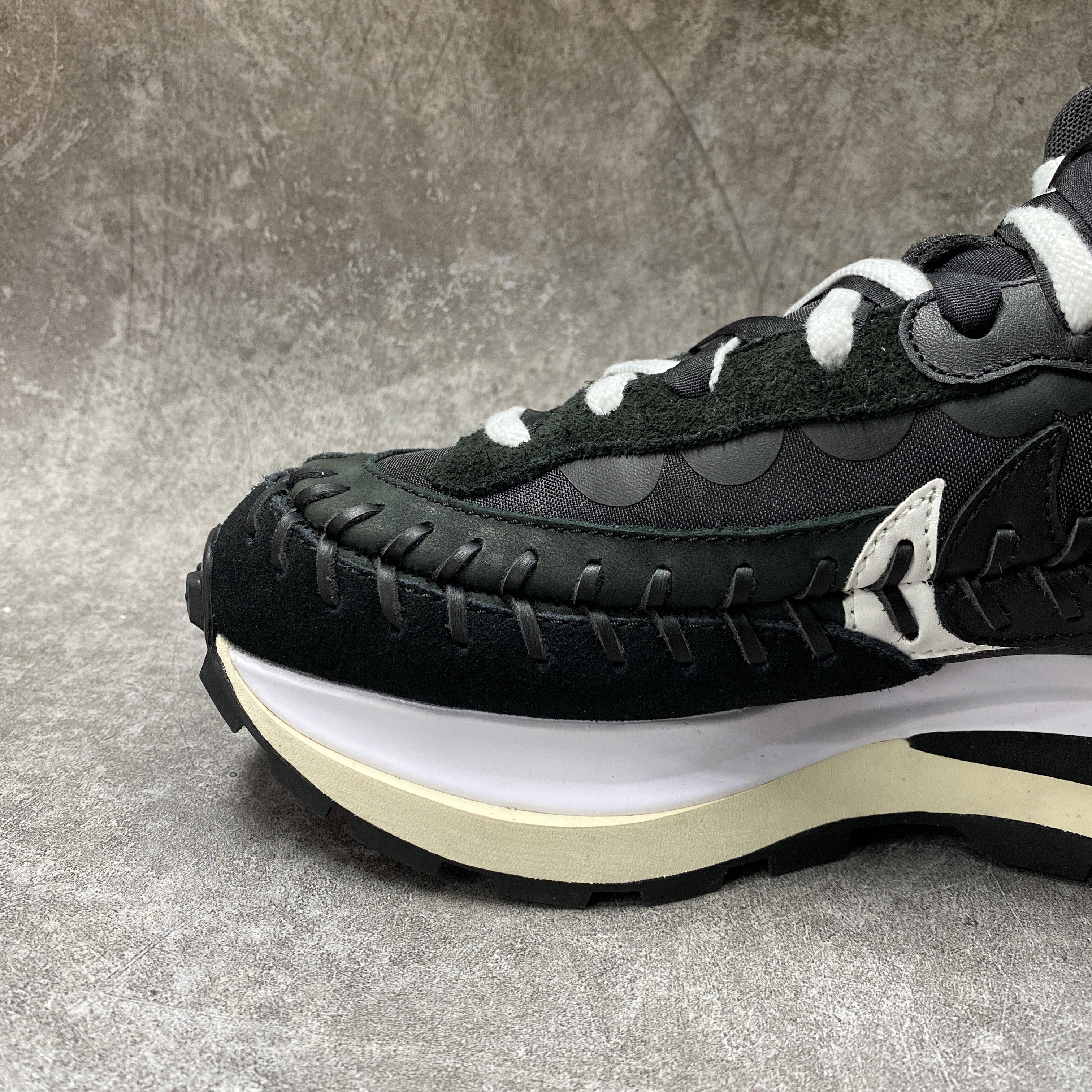 Nike Vaporwaffle Sacai Jean Paul Gaultier Black White