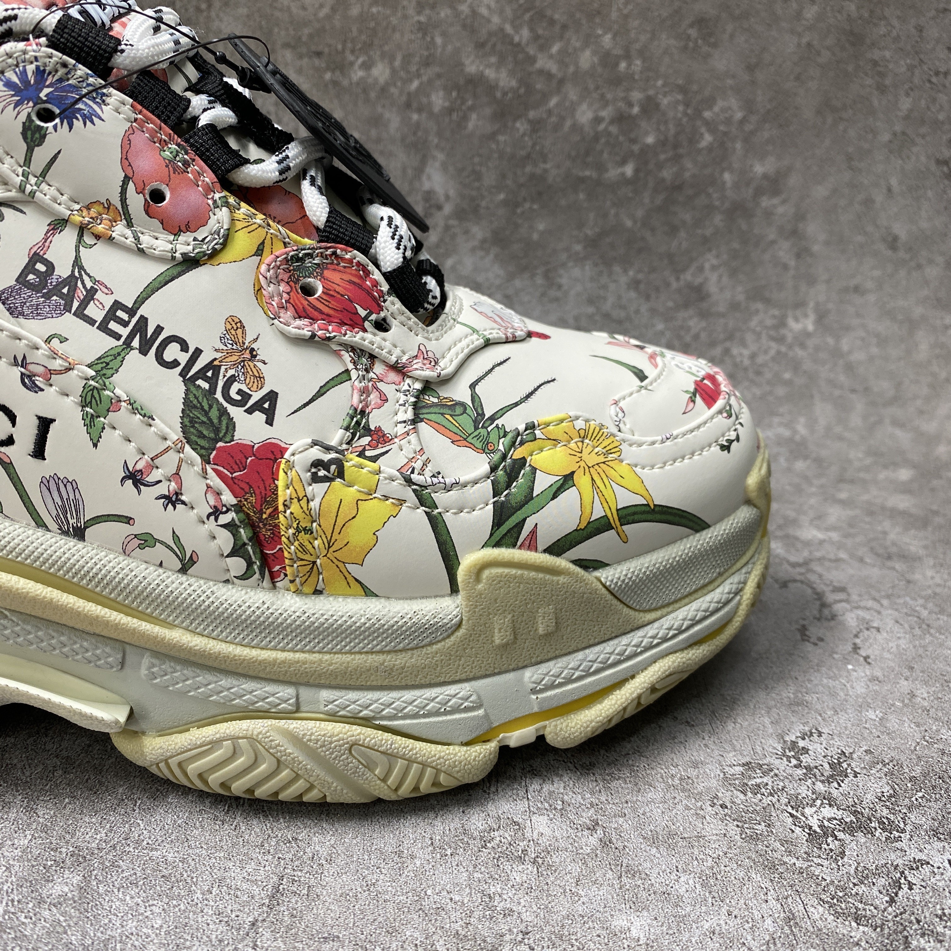 Balenciga X G The Hacker Project Triple S Flora Print