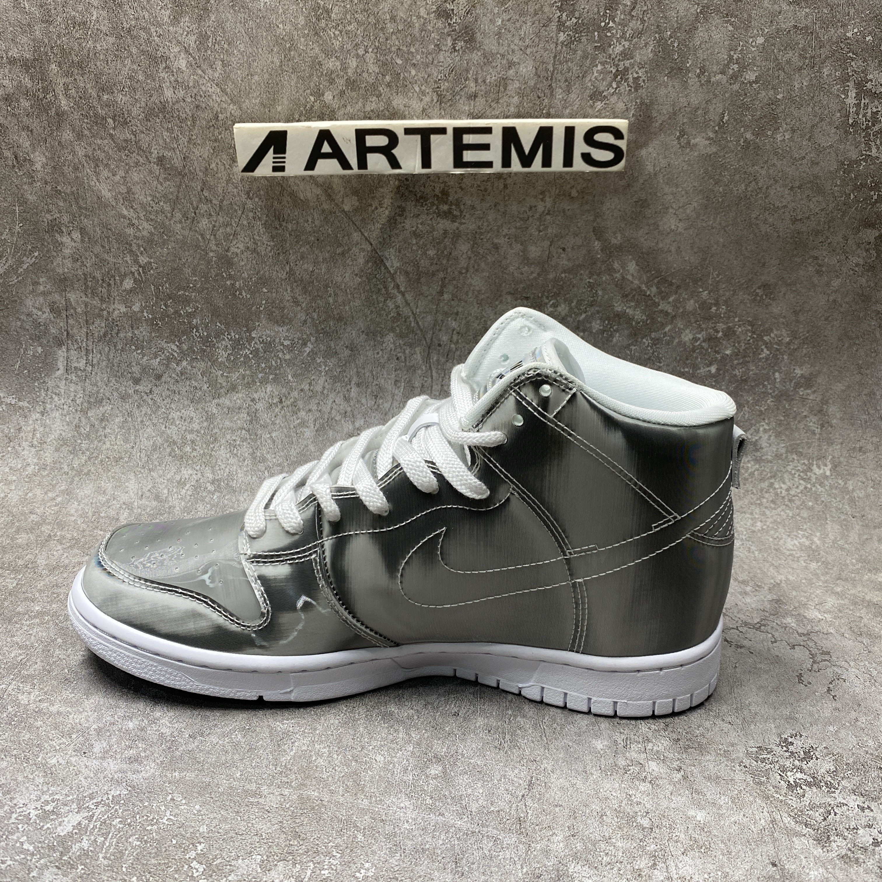 Nike Dunk High CLOT Metallic Silver