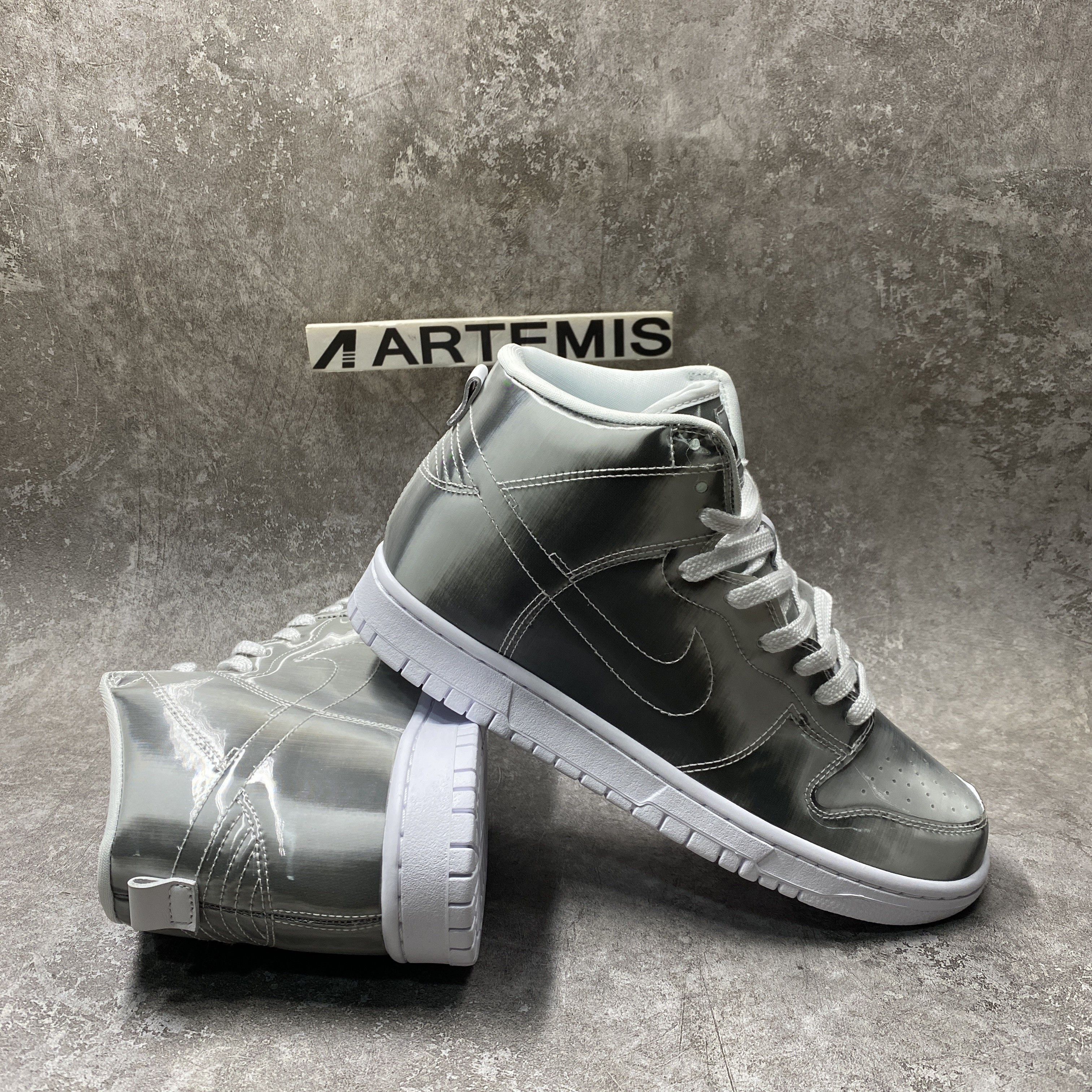 Nike Dunk High CLOT Metallic Silver