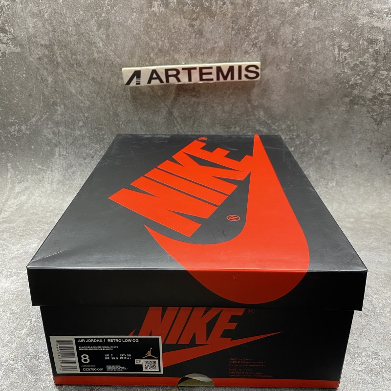 Air Jordan 1 Low OG Bleached Coral