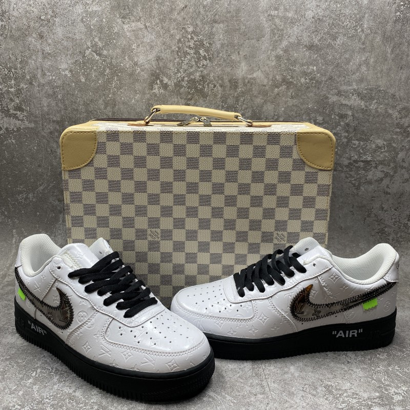 1V x Nike Air Force 1 Low By Virgil Abloh White Black