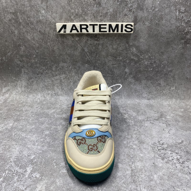 GC Crystal-embellished GG Screener sneakers