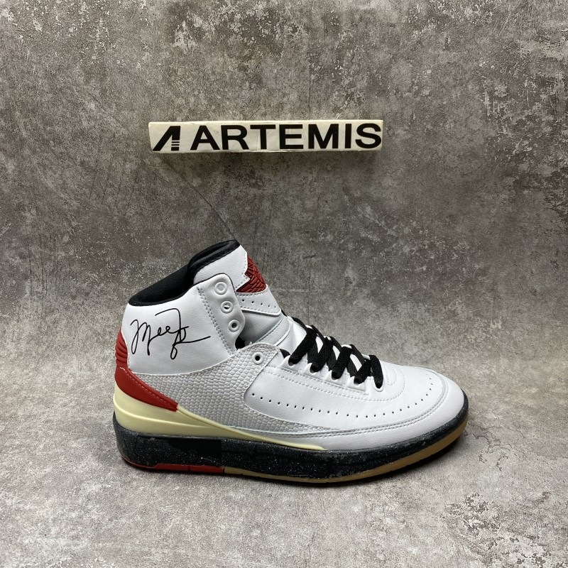 Air Jordan 2 Retro Low Sp Off-White White Red