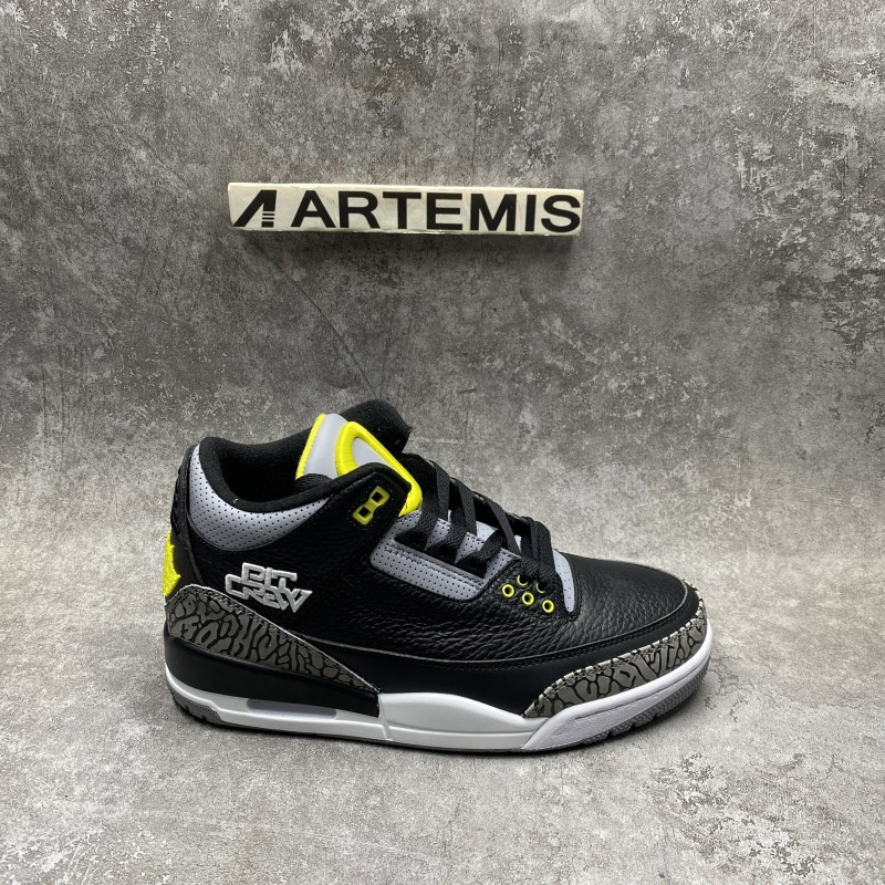 Air Jordan 3 Retro Oregon Ducks Pit Crew Black