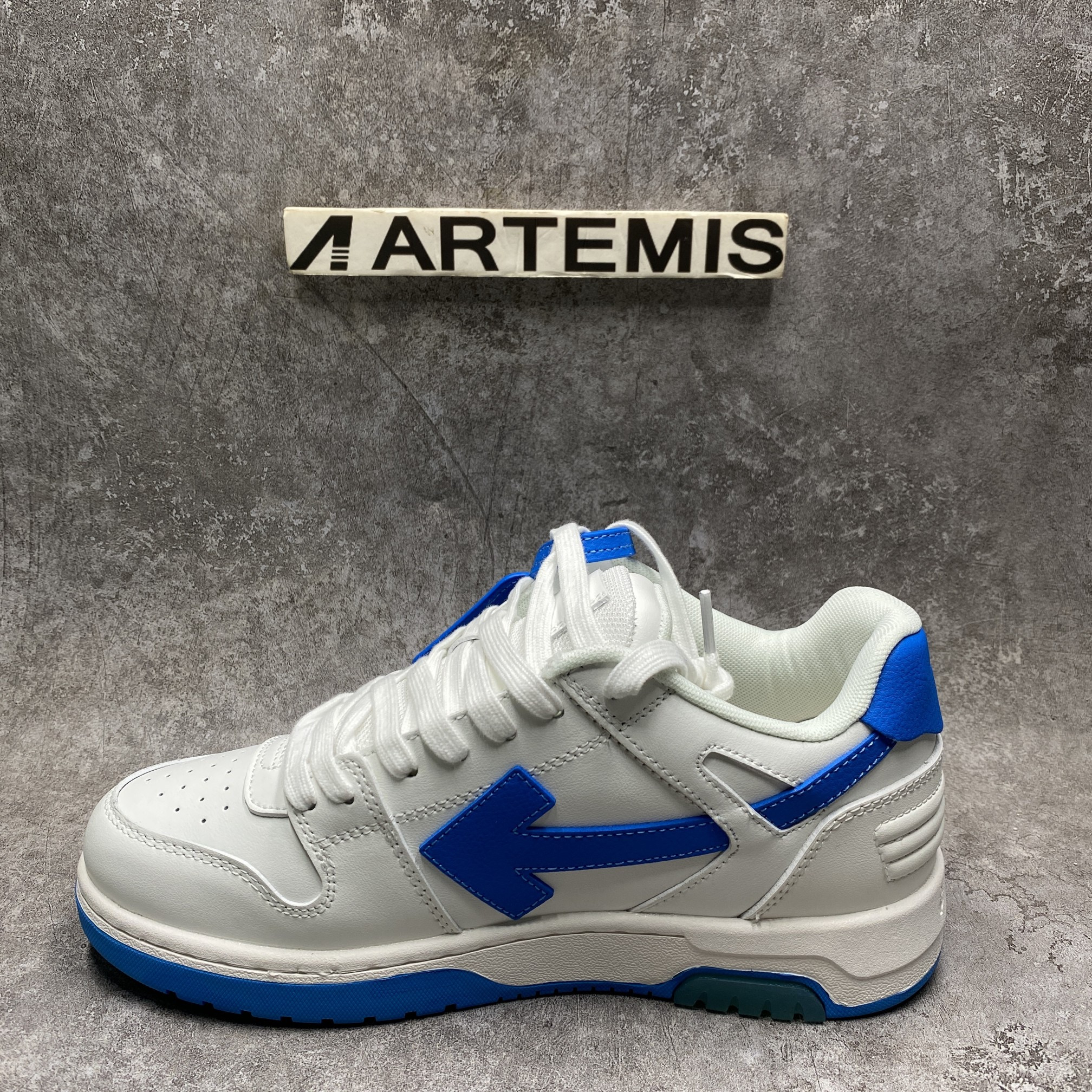 OFF-WHITE Out Of Office OOO Low White Blue