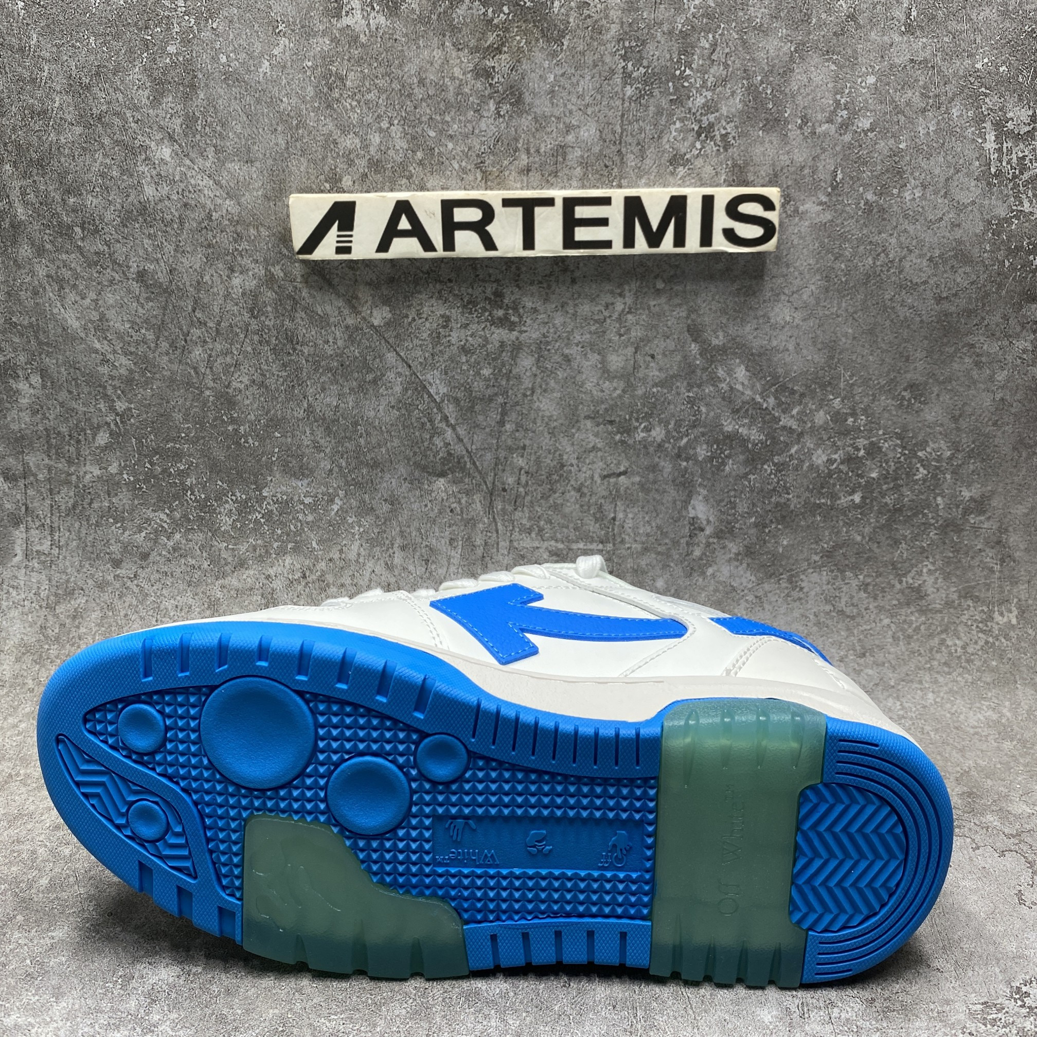 OFF-WHITE Out Of Office OOO Low White Blue