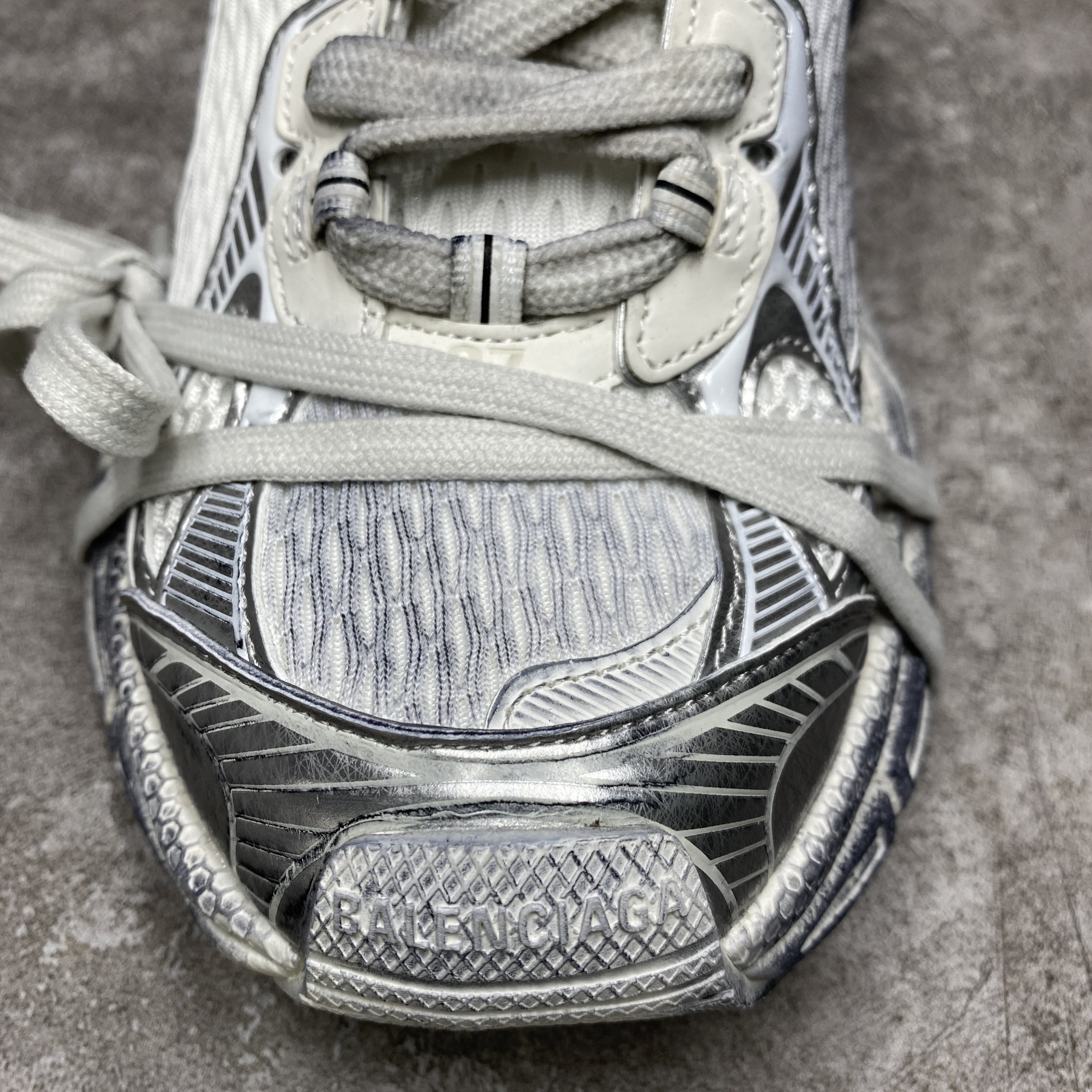Balenciga 3XL Sneakers White Silver
