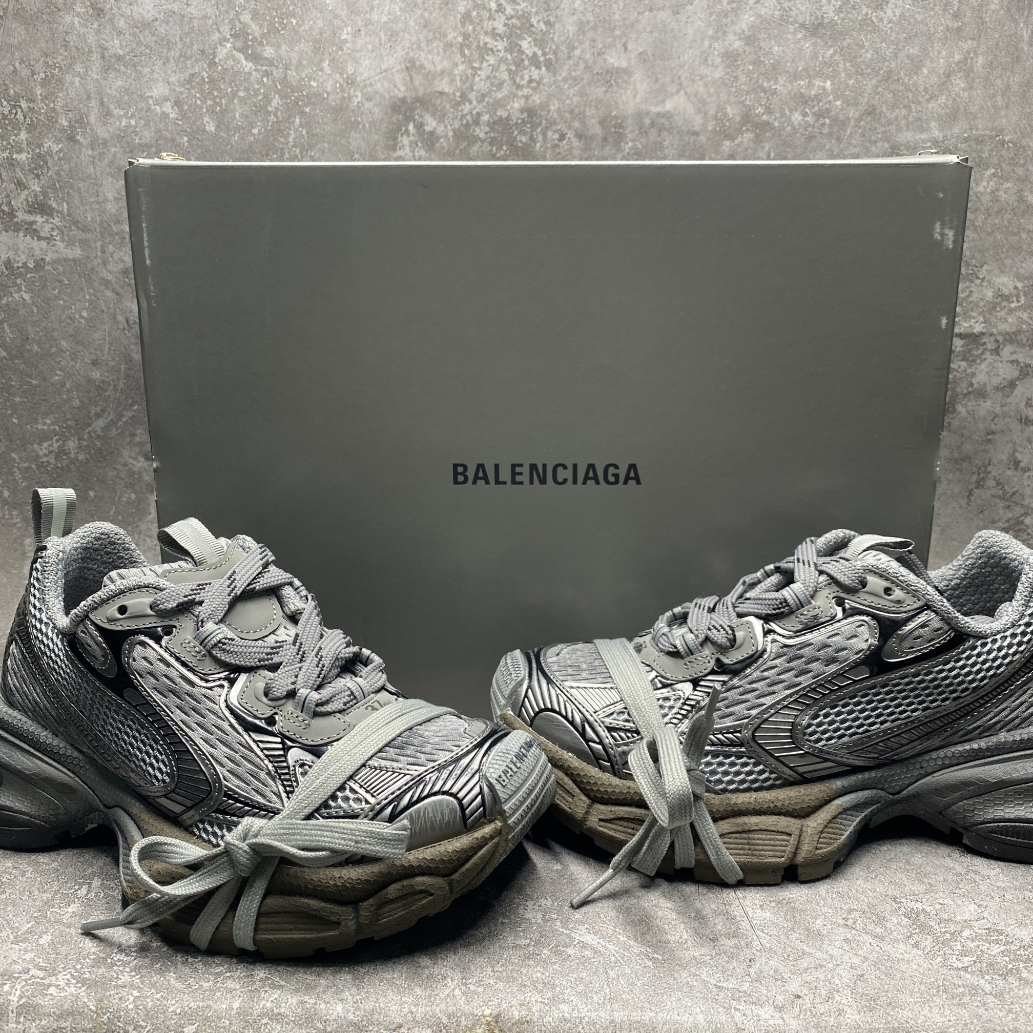 Balenciga 3XL Sneakers Dark Grey