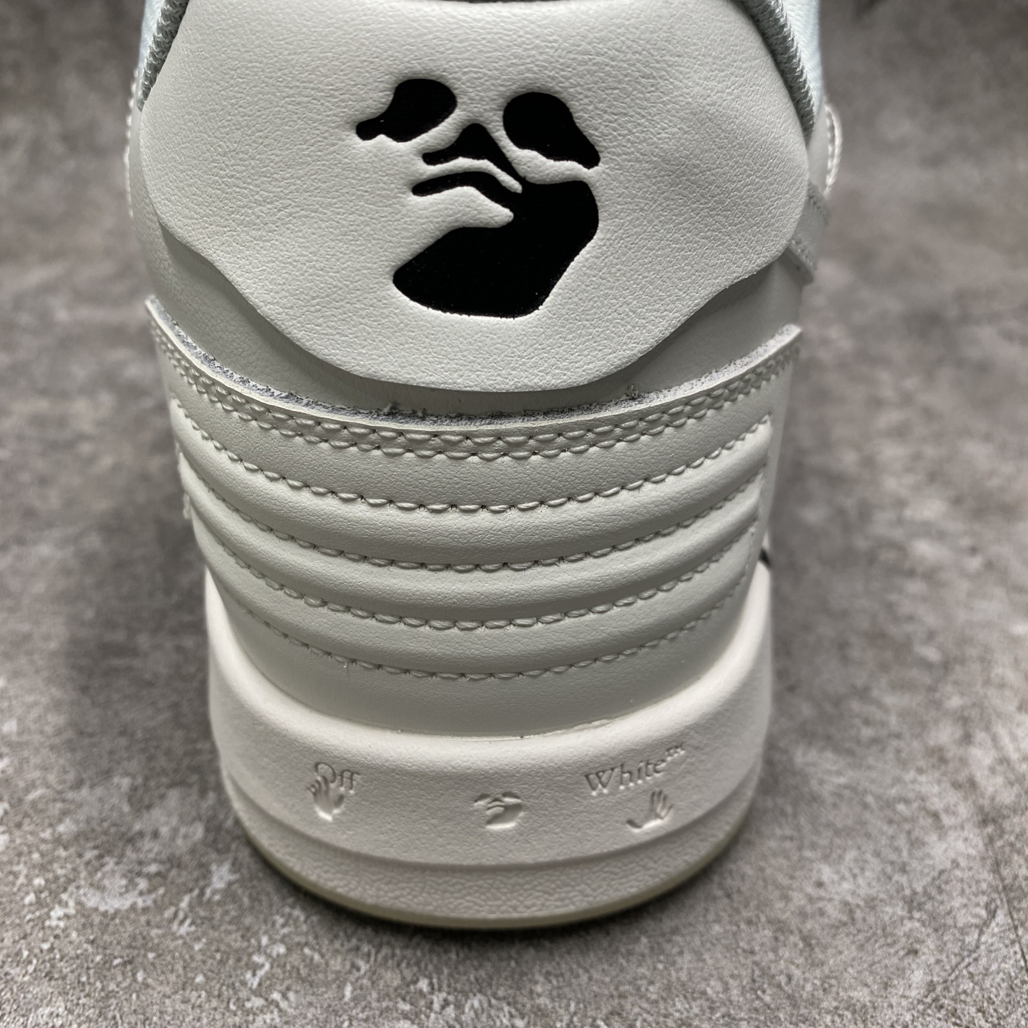 OFF-WHITE Out Of Office Leisure Sneakers Black White
