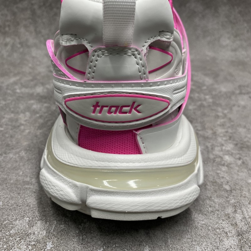 Ba*len*cia*ga track  sock white pink