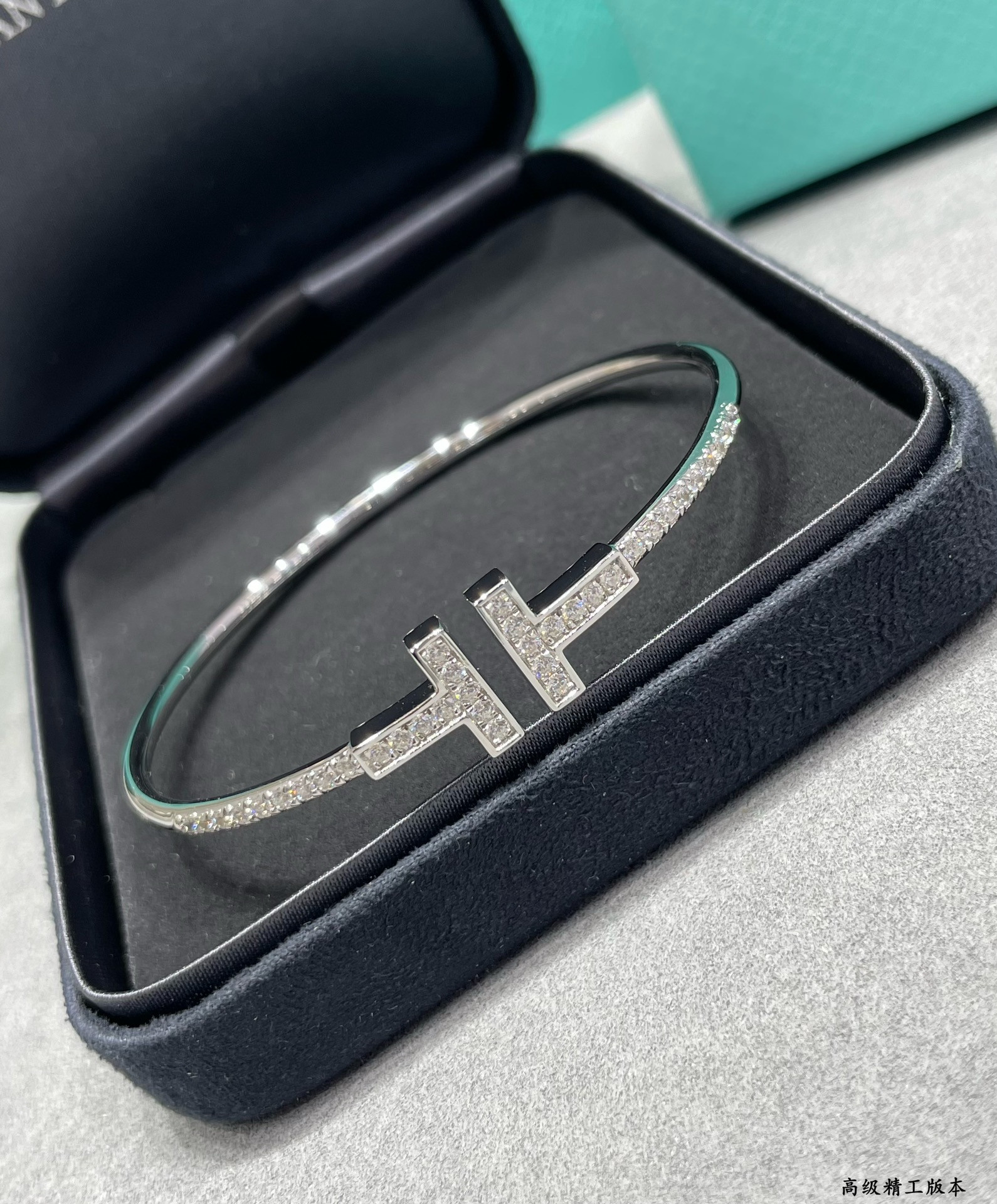 t*f*ny & co. double t Di*m*nd half bracelet