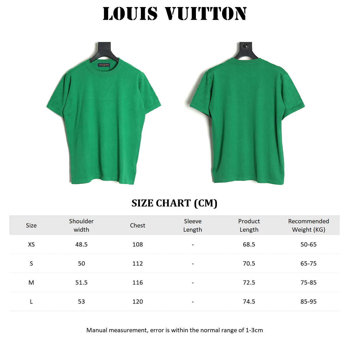 l0*is V*t0n lv 25fw knitting short-sleeved