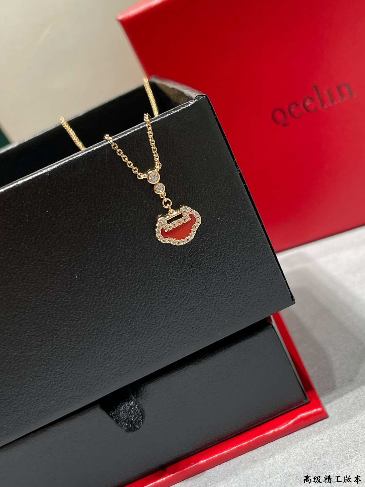 Qeelin Mini Ruyi Necklace