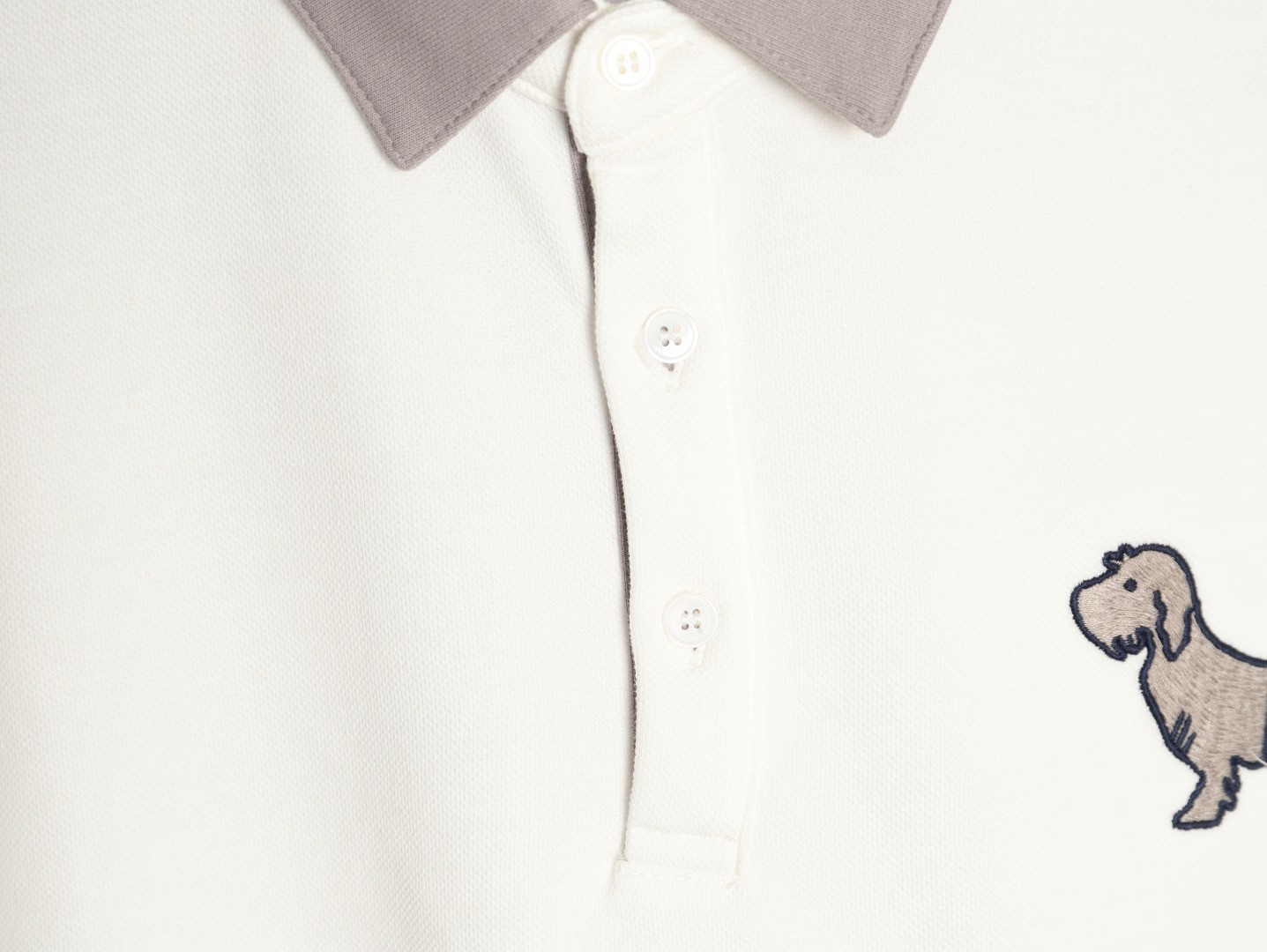Thom Browne TB Long-sleeved Polo Shirt