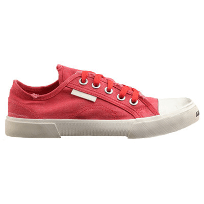PARIS LOW TOP SNEAKER IN RED