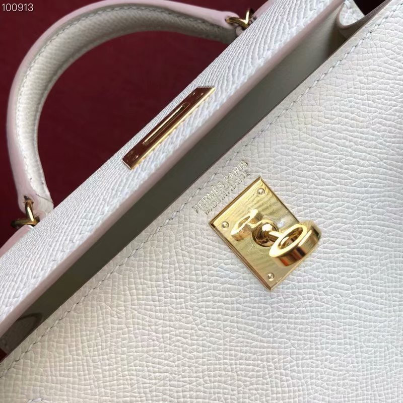H**mes epsom handmade kelly mini 19