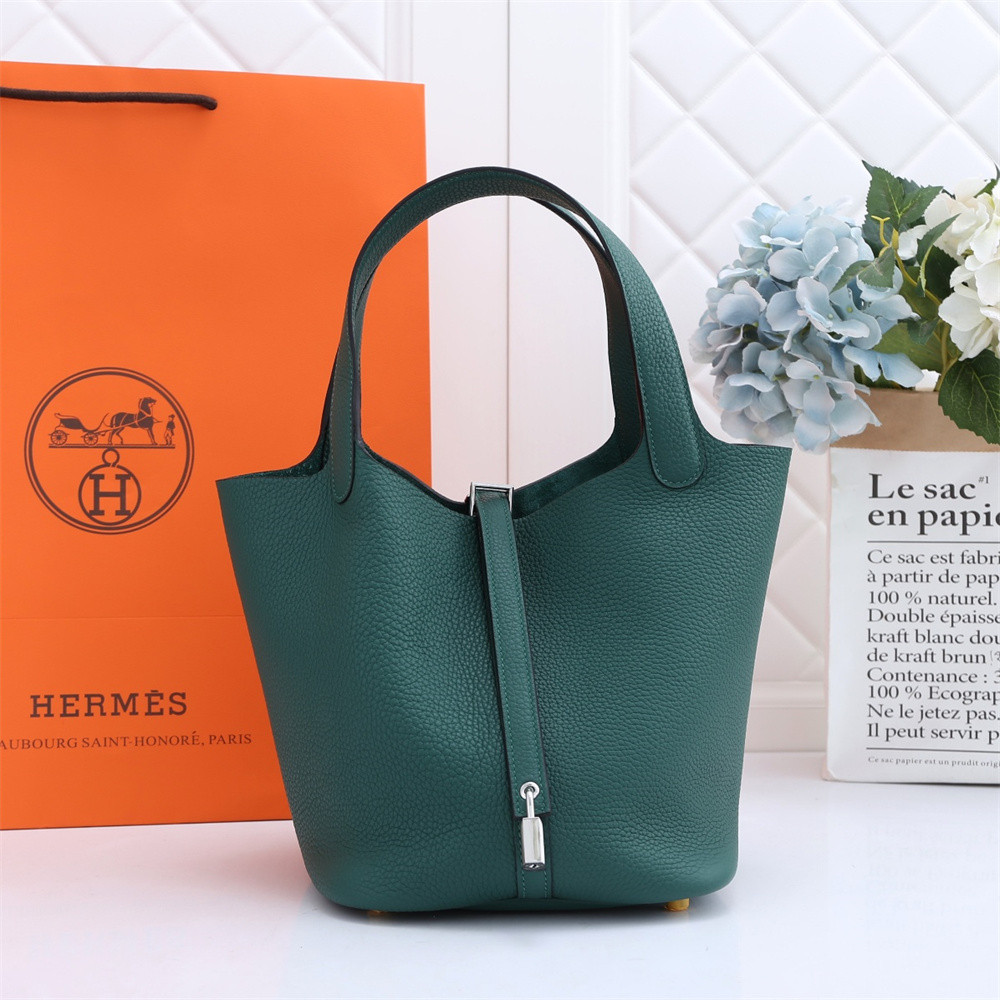 H**me5 picotin 18cm peacock green without original box