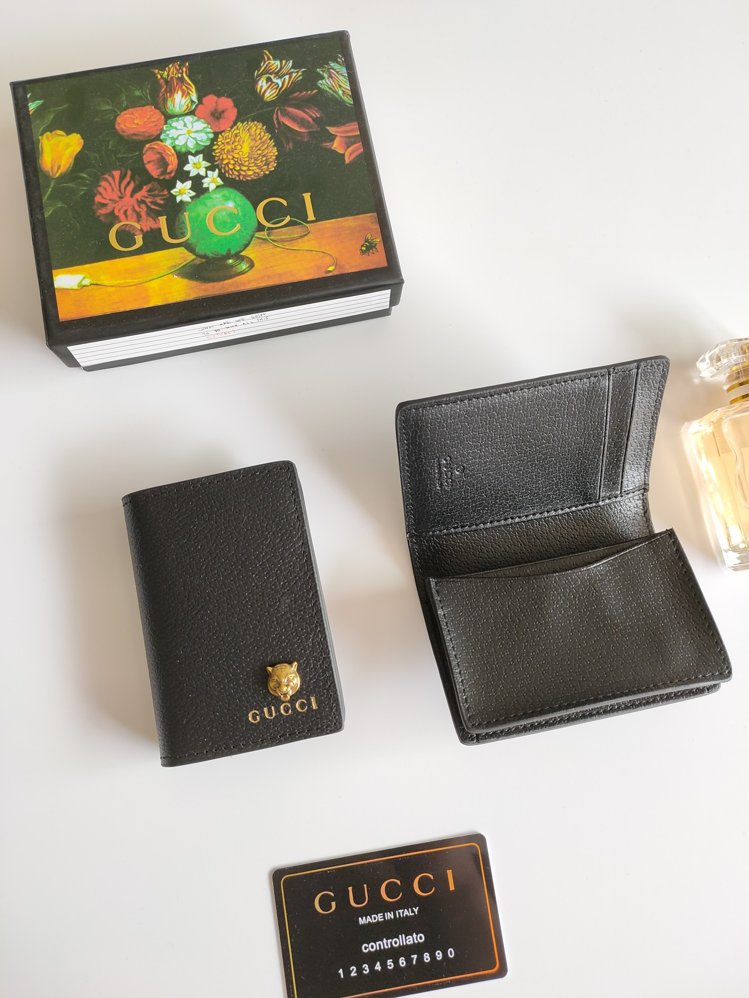 G*u*i gg card case wallet