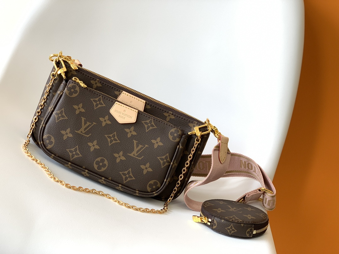 l0*is V*t0n m44840 multi pochette accessoires 9.4 x 5.3 x 1.6 inches
