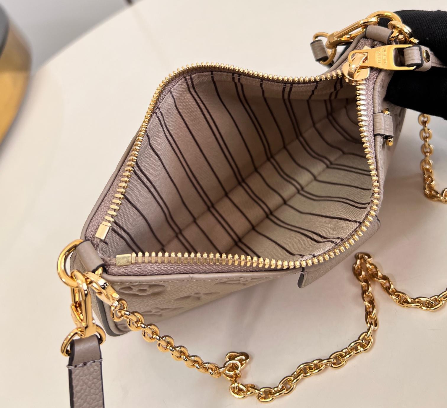LV EASY POUCH ON STRAP M80347 7.5 x 4.5 x 1.2 inches