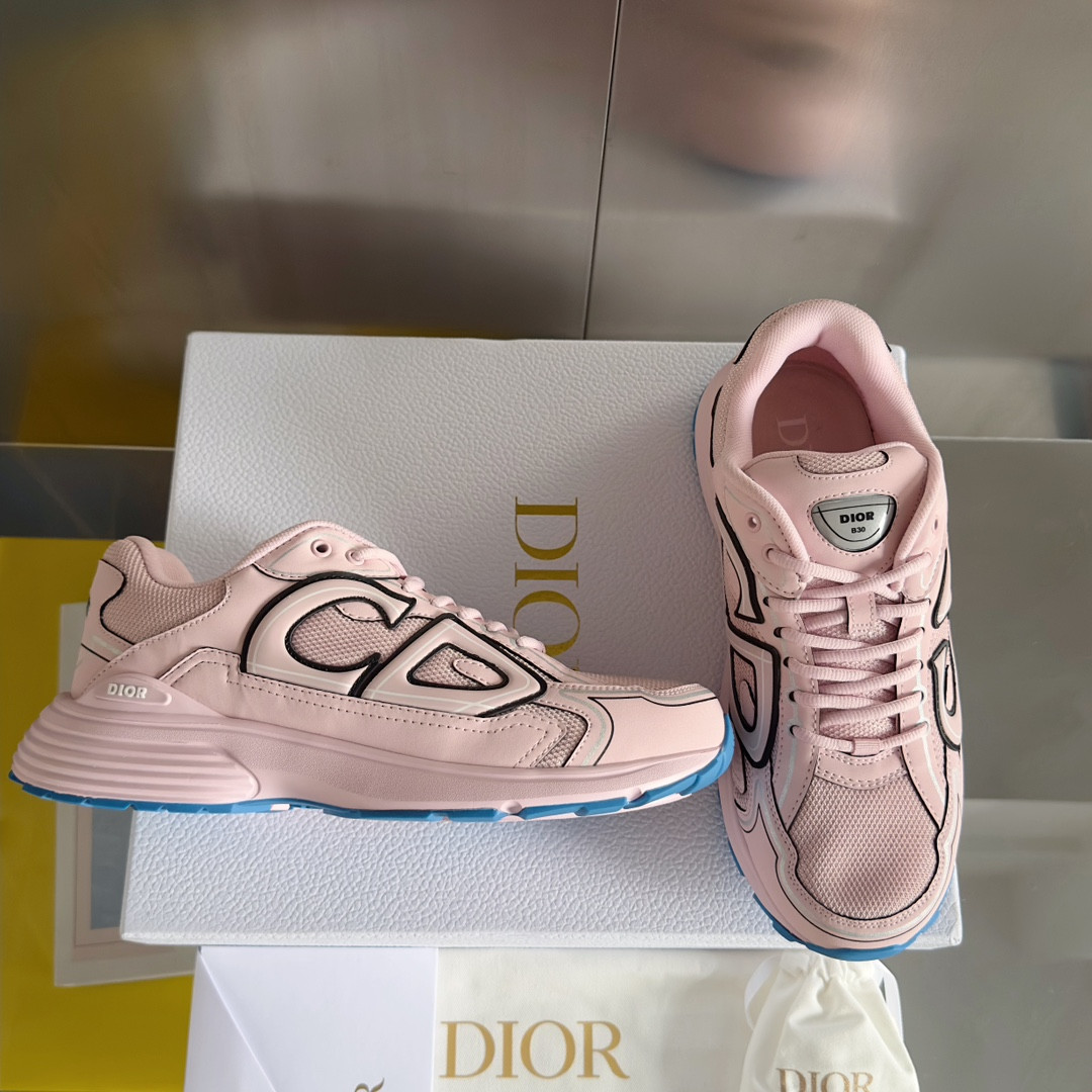 ua D*or b30 sneaker pale pink mesh and technical fabric